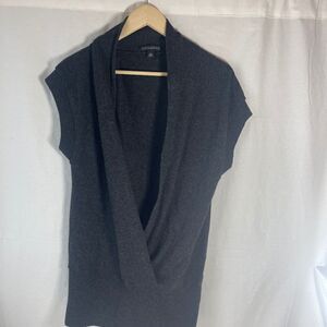 Banana Republic Luxury Cashmere Blend Draped Pullover Vest Sz M